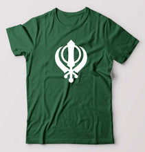 Load image into Gallery viewer, sikh T-Shirt for Men-Bottel Green-Ektarfa.online

