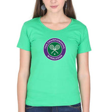Load image into Gallery viewer, wimbledon T-Shirt for Women-flag green-Ektarfa.online
