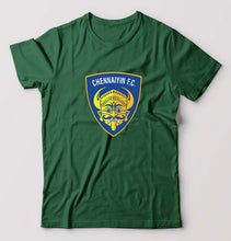 Load image into Gallery viewer, chennaiyin FC T-Shirt for Men-Bottel Green-Ektarfa.online
