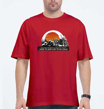 Load image into Gallery viewer, Ride Oversized T-Shirt for Men-Red-Ektarfa.online
