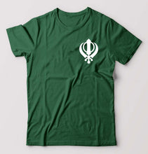 Load image into Gallery viewer, sikh T-Shirt for Men-Bottel Green-Ektarfa.online
