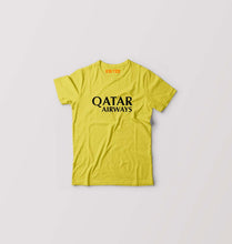 Load image into Gallery viewer, Qatar Airways Kids T-Shirt for Boy/Girl-Yellow-Ektarfa.online
