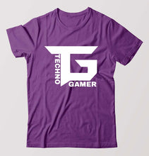Load image into Gallery viewer, Techno Gamer T-Shirt for Men-Purple-Ektarfa.online
