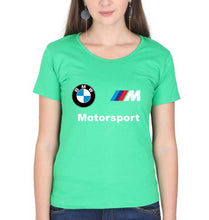 Load image into Gallery viewer, BMW Motersport T-Shirt for Women-flag green-Ektarfa.online
