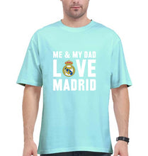 Load image into Gallery viewer, Love Real Madrid Oversized T-Shirt for Men-Mint-Ektarfa.online
