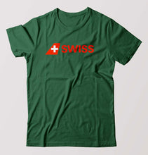 Load image into Gallery viewer, swiss T-Shirt for Men-Bottel Green-Ektarfa.online
