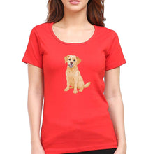 Load image into Gallery viewer, golden retreiver T-Shirt for Women-Red-Ektarfa.online

