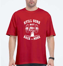 Load image into Gallery viewer, Gym Oversized T-Shirt for Men-Red-Ektarfa.online
