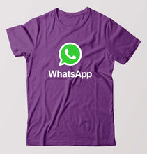 Load image into Gallery viewer, WhatsApp T-Shirt for Men-Purple-Ektarfa.online
