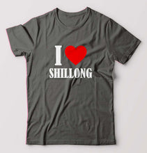 Load image into Gallery viewer, i love shillong T-Shirt for Men-Charcoal-Ektarfa.online
