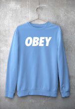 Load image into Gallery viewer, Obey Unisex Sweatshirt for Men/Women-Baby Blue-Ektarfa.online
