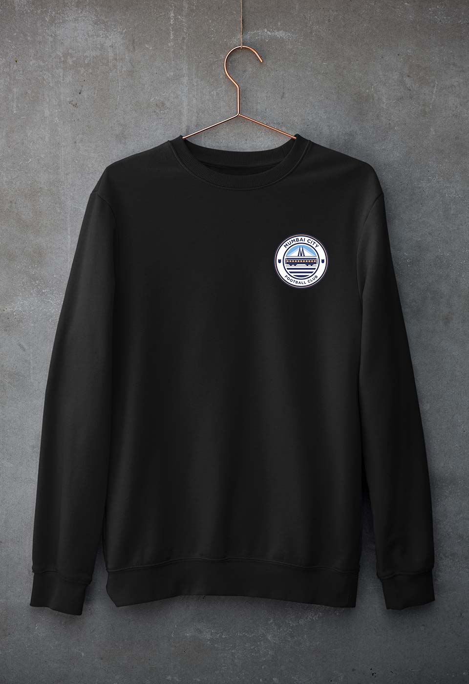 Mumbai Fc Sweatshirt for Men/Women-Black-Ektarfa.online
