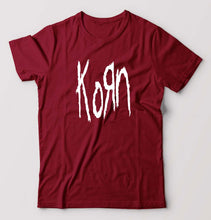 Load image into Gallery viewer, Korn T-Shirt for Men-Maroon-Ektarfa.online
