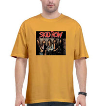 Load image into Gallery viewer, SKID ROW Oversized T-Shirt for Men-Golden Yellow-Ektarfa.online
