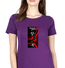 Load image into Gallery viewer, Michael Jackson T-Shirt for Women-Purple-Ektarfa.online
