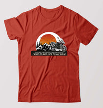 Load image into Gallery viewer, Ride T-Shirt for Men-Brick Red-Ektarfa.online
