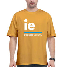 Load image into Gallery viewer, IE University Oversized T-Shirt for Men-Golden Yellow-Ektarfa.online
