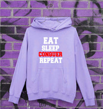 Load image into Gallery viewer, eat sleep conquer repeat Unisex Hoodie for Men/Women-Lavender-Ektarfa.online
