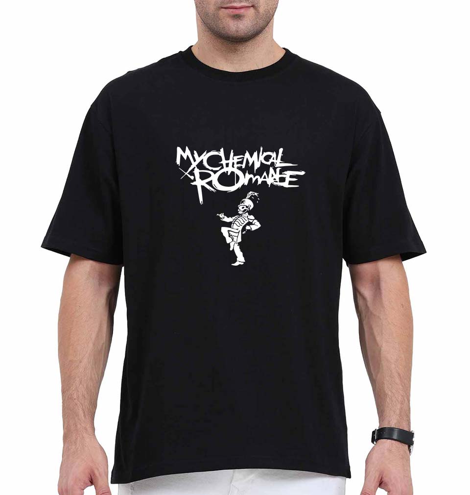 My Chemical Romance (MCR) Oversized T-Shirt for Men-Black-Ektarfa.online
