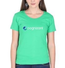 Load image into Gallery viewer, Cognizant T-Shirt for Women-flag green-Ektarfa.online
