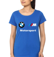 Load image into Gallery viewer, BMW Motersport T-Shirt for Women-Royal Blue-Ektarfa.online
