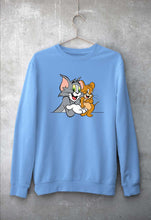 Load image into Gallery viewer, Tom and Jerry Unisex Sweatshirt for Men/Women-Baby Blue-Ektarfa.online
