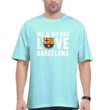Load image into Gallery viewer, Love Barcelona Oversized T-Shirt for Men-Mint-Ektarfa.online
