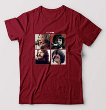 Load image into Gallery viewer, the beatles let it be T-Shirt for Men-Maroon-Ektarfa.online

