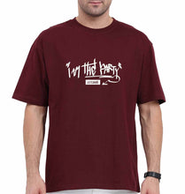 Load image into Gallery viewer, I am the Party Oversized T-Shirt for Men-Maroon-Ektarfa.online
