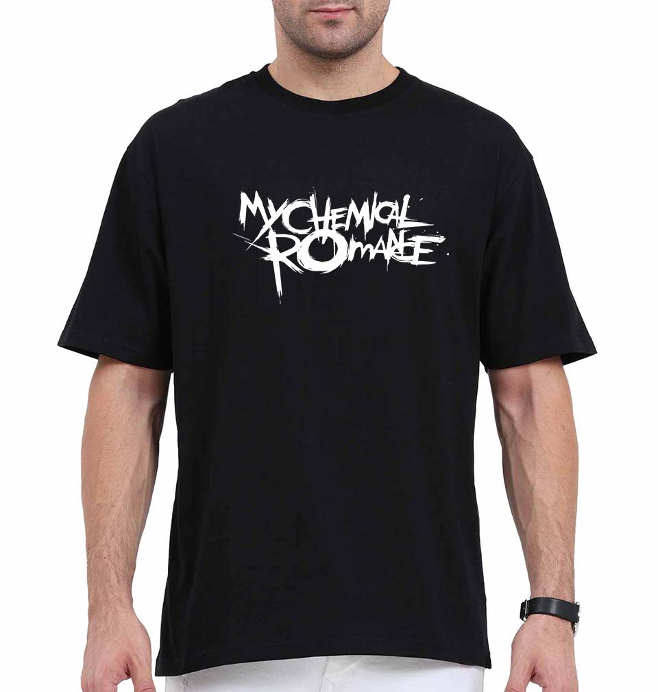 My Chemical Romance Oversized T-Shirt for Men-Black-Ektarfa.online