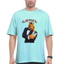 Load image into Gallery viewer, camel cigarette Oversized T-Shirt for Men-Mint-Ektarfa.online
