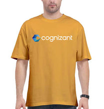 Load image into Gallery viewer, Cognizant Oversized T-Shirt for Men-Golden Yellow-Ektarfa.online
