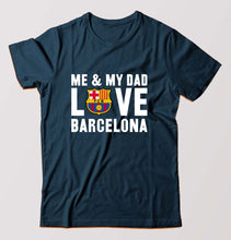 Load image into Gallery viewer, Love Barcelona T-Shirt for Men-Petrol Blue-Ektarfa.online
