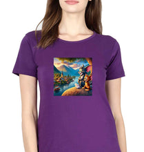Load image into Gallery viewer, Tom and Jerry T-Shirt for Women-Purple-Ektarfa.online
