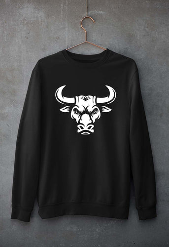 Bull Unisex Sweatshirt for Men/Women-Black-Ektarfa.online