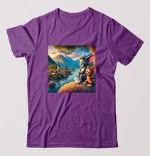 Load image into Gallery viewer, Tom and Jerry T-Shirt for Men-Purple-Ektarfa.online
