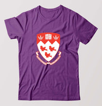 Load image into Gallery viewer, McGill University T-Shirt for Men-Purple-Ektarfa.online
