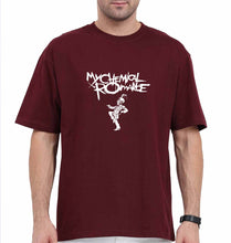Load image into Gallery viewer, My Chemical Romance (MCR) Oversized T-Shirt for Men-Maroon-Ektarfa.online

