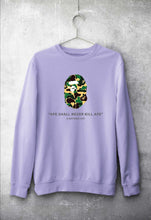 Load image into Gallery viewer, A Bathing Ape Unisex Sweatshirt for Men/Women-Lavender-Ektarfa.online
