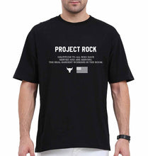 Load image into Gallery viewer, project rock Oversized T-Shirt for Men-Black-Ektarfa.online
