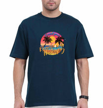 Load image into Gallery viewer, beach therapy Oversized T-Shirt for Men-Petrol Blue-Ektarfa.online

