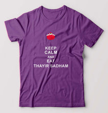 Load image into Gallery viewer, thayir sadam T-Shirt for Men-Purple-Ektarfa.online
