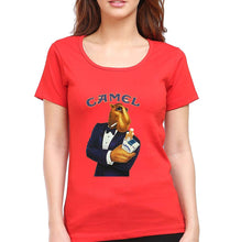 Load image into Gallery viewer, camel cigarette T-Shirt for Women-Red-Ektarfa.online
