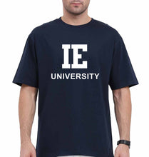 Load image into Gallery viewer, IE University Oversized T-Shirt for Men-Navy Blue-Ektarfa.online
