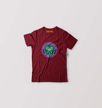 Load image into Gallery viewer, wimbledon Kids T-Shirt for Boy/Girl-Maroon-Ektarfa.online
