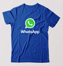 Load image into Gallery viewer, WhatsApp T-Shirt for Men-Royal Blue-Ektarfa.online
