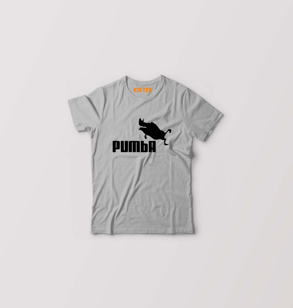 pumba Kids T-Shirt for Boy/Girl-Grey-Ektarfa.online