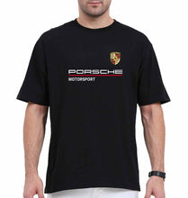 Load image into Gallery viewer, Porsche Oversized T-Shirt for Men-Black-Ektarfa.online
