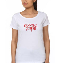 Load image into Gallery viewer, cannibal corpse T-Shirt for Women-White-Ektarfa.online
