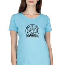 Load image into Gallery viewer, utkal university T-Shirt for Women-SkyBlue-Ektarfa.online
